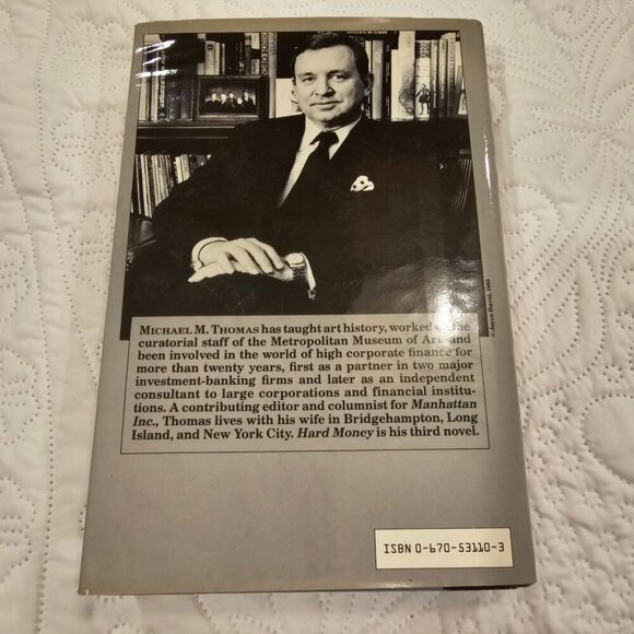 Hard Money By Michael M. Thomas Hardcover First Edition 1985 - Picture 2 of 11